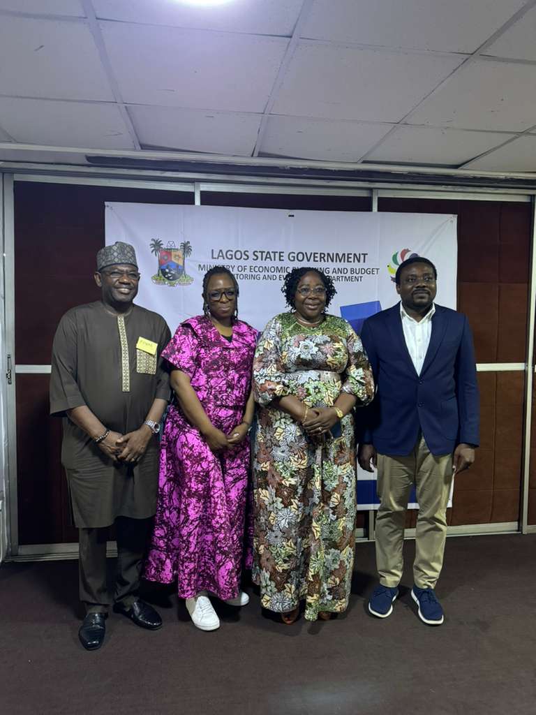 Officials from the Lagos State Ministry of Economic Planning and Budget at the M&E capacity strengthening training